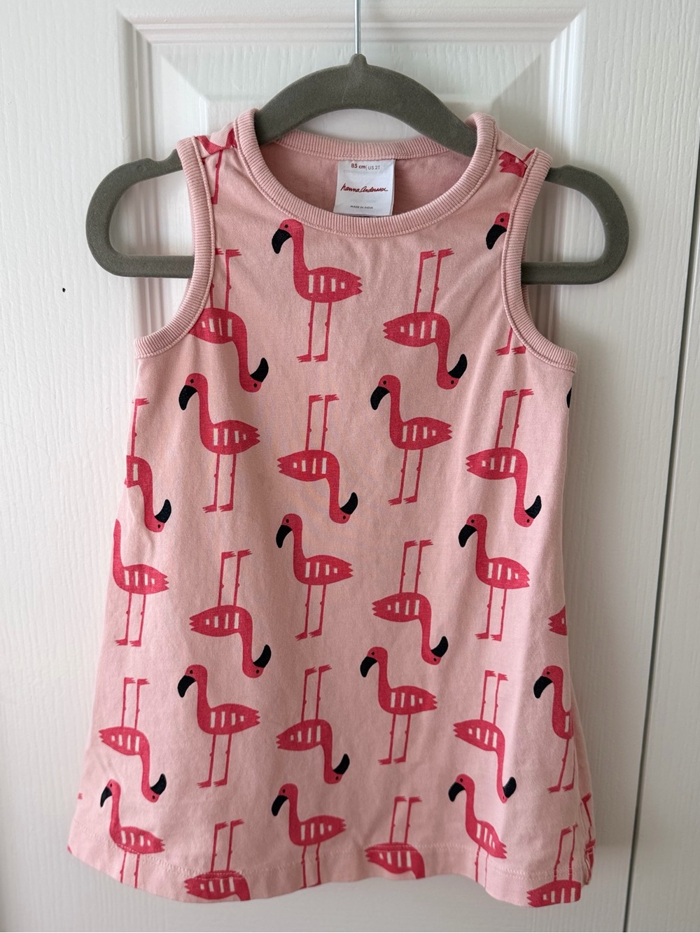 Hanna Andersson Pink Flamingo dress - Girls